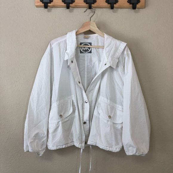 Michael Kors Jackets & Blazers - Michael Kors White Windbreak / Jacket